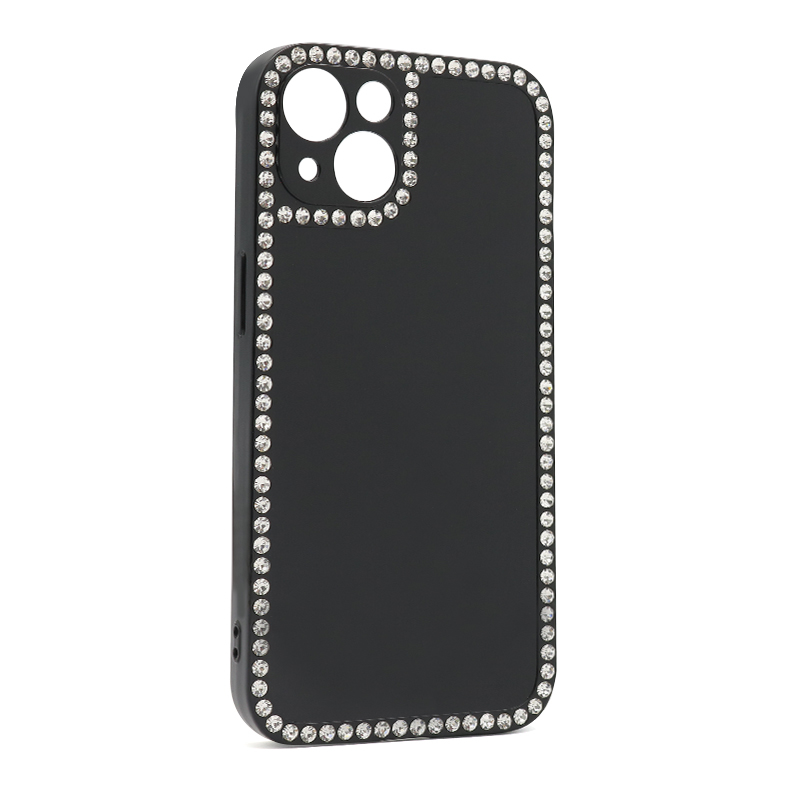 Futrola Diamond Frame za Iphone 13 (6.1) crna
