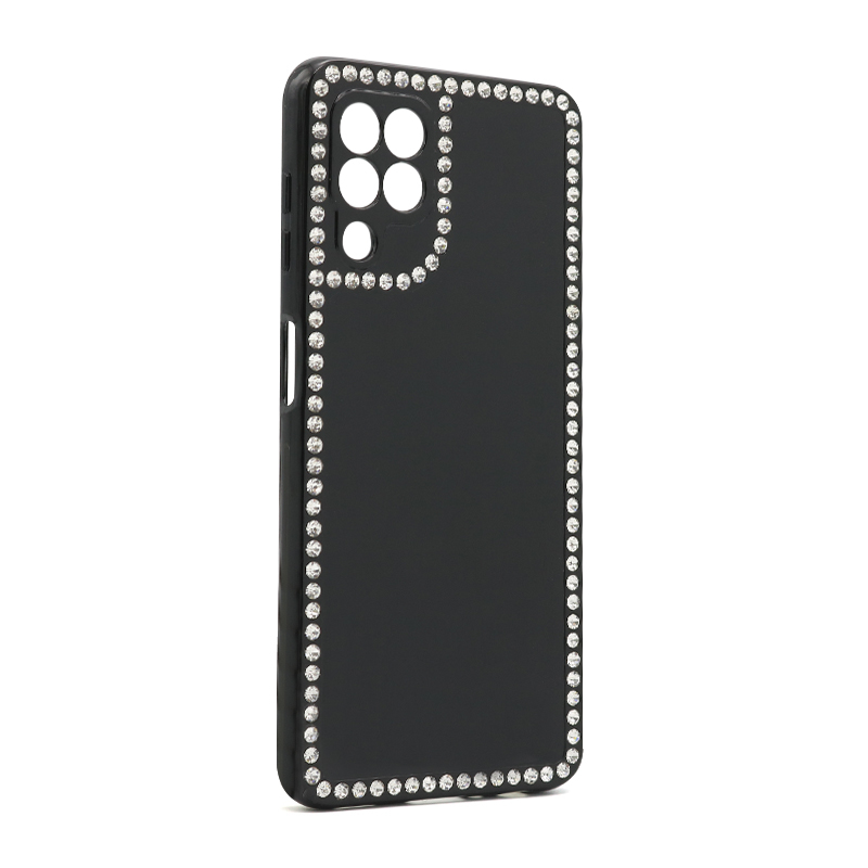 Futrola Diamond Frame za Samsung A225F Galaxy A22 4G crna