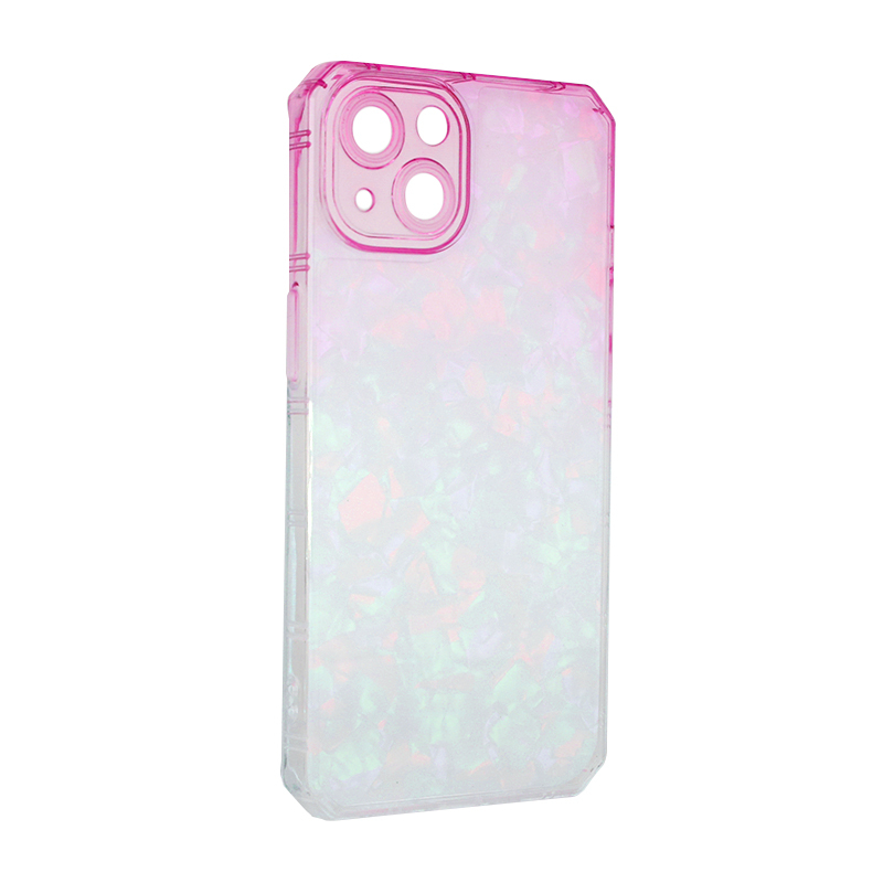 Futrola Crystal ombre za Iphone 13 (6.1) roze