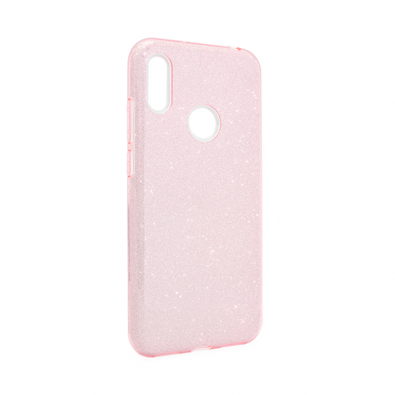 Maska(Futrola) Crystal Dust za Huawei Y6 2019 /Honor 8A roze