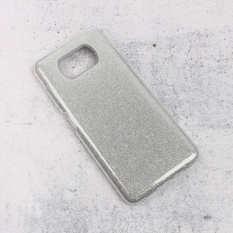 Maska(Futrola) Crystal Dust za Xiaomi Poco X3/X3 Pro/X3 NFC srebrna