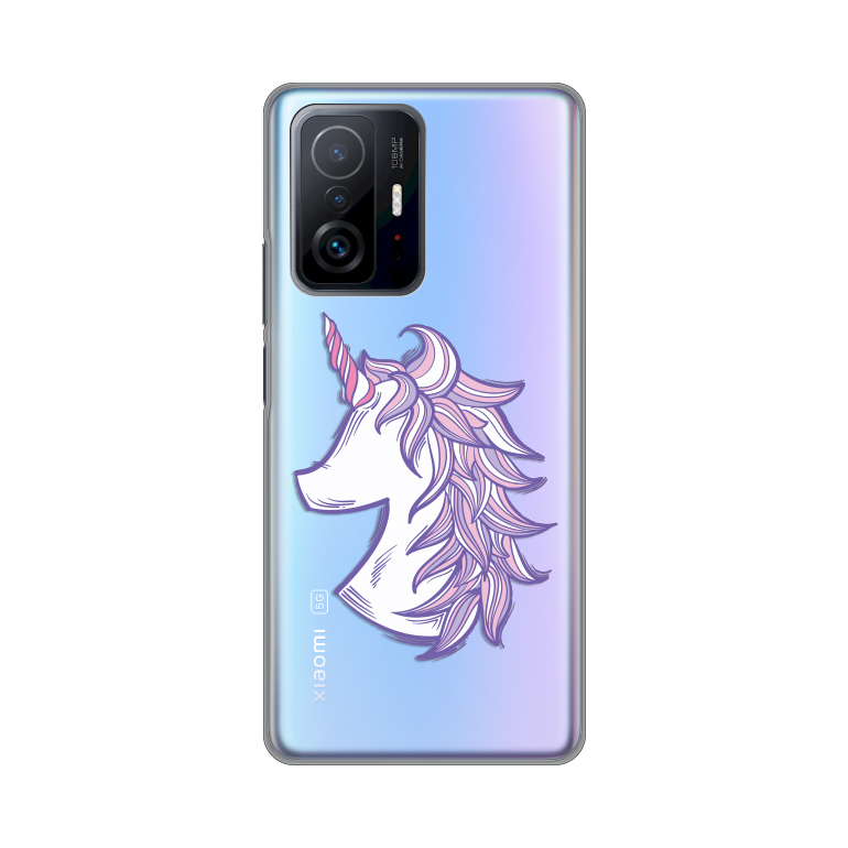 Maska(Futrola) Silikonska Print Skin za Xiaomi 11T/11T Pro Purple Unicorn