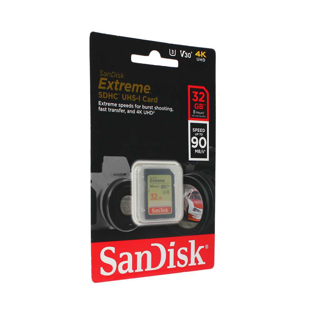 Mem.Kartica SanDisk SDHC Extreme 32GB 90 MB/s V30USH-I U3