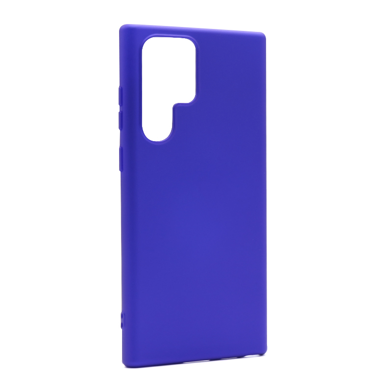 Futrola Soft Silicone za Samsung Galaxy S22 Ultra plava
