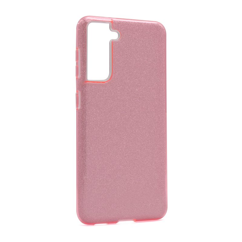 Futrola silikon GLITTER SHOW YOURSELF za Samsung G996F Galaxy S21 Plus/S30 Plus roze