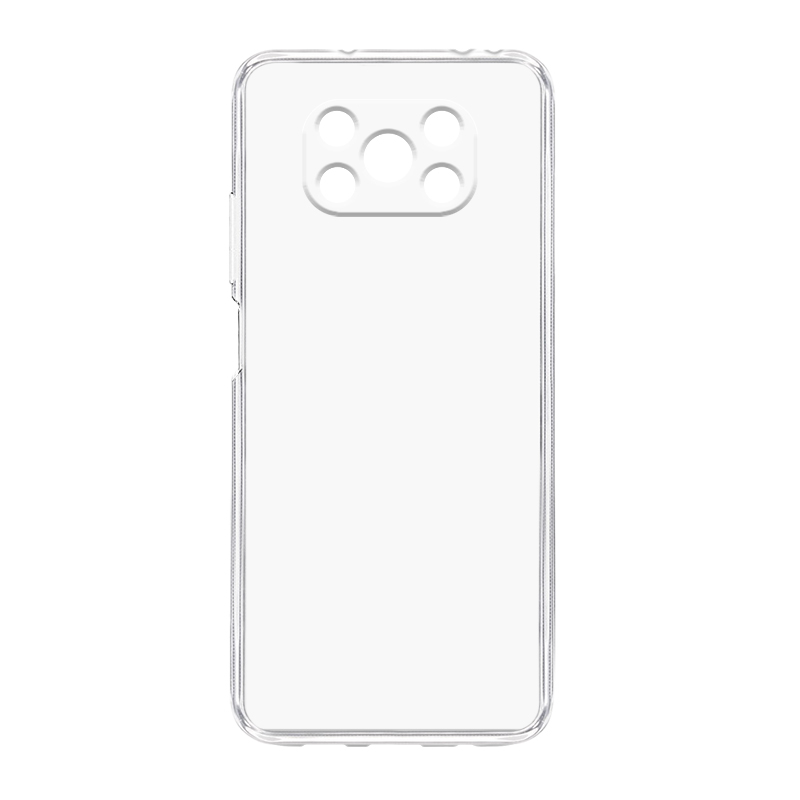 Futrola ULTRA TANKI PROTECT silikon za Xiaomi Poco X3 / POCO X3 NFC providna (bela)