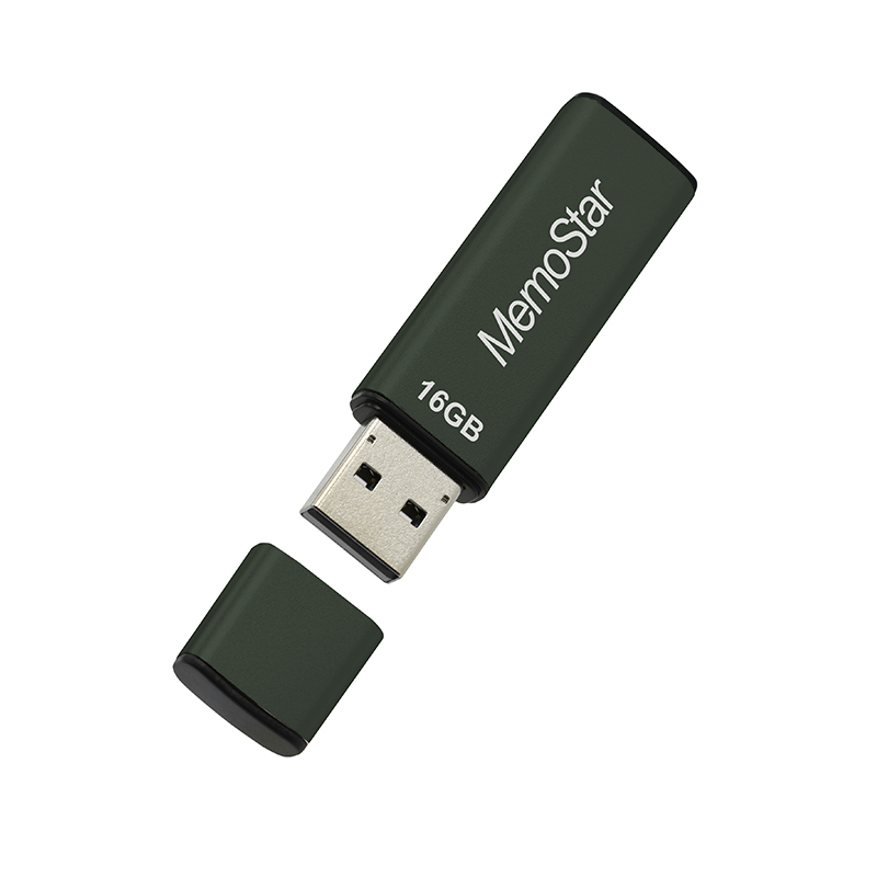 USB Flash memorija MemoStar 16GB CUBOID gun metal 2.0