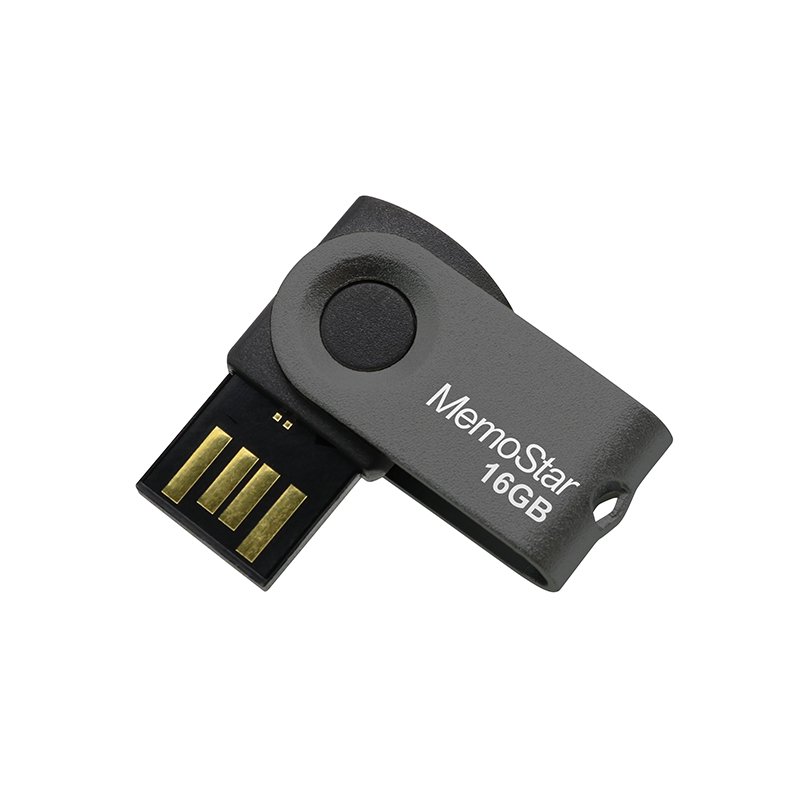 USB Flash memorija MemoStar 16GB ROTA gun metal 2.0