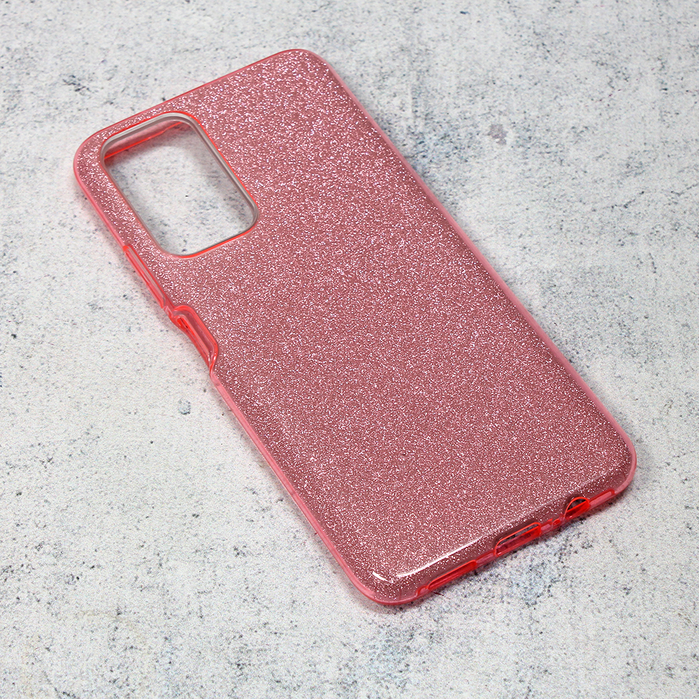 Maska(Futrola) Crystal Dust za Xiaomi Poco M4 Pro 4G roze