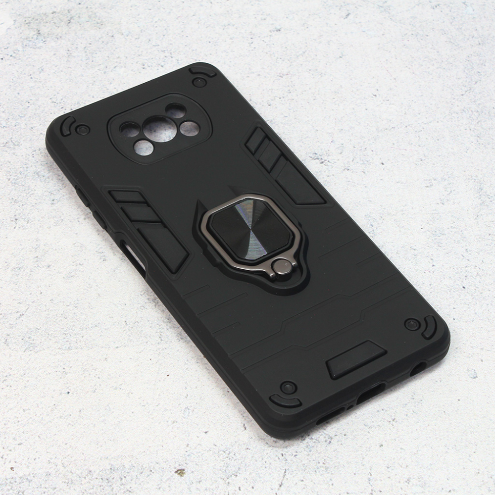 Maska(Futrola) Cube Ring za Xiaomi Poco X3/X3 Pro/X3 NFC crna