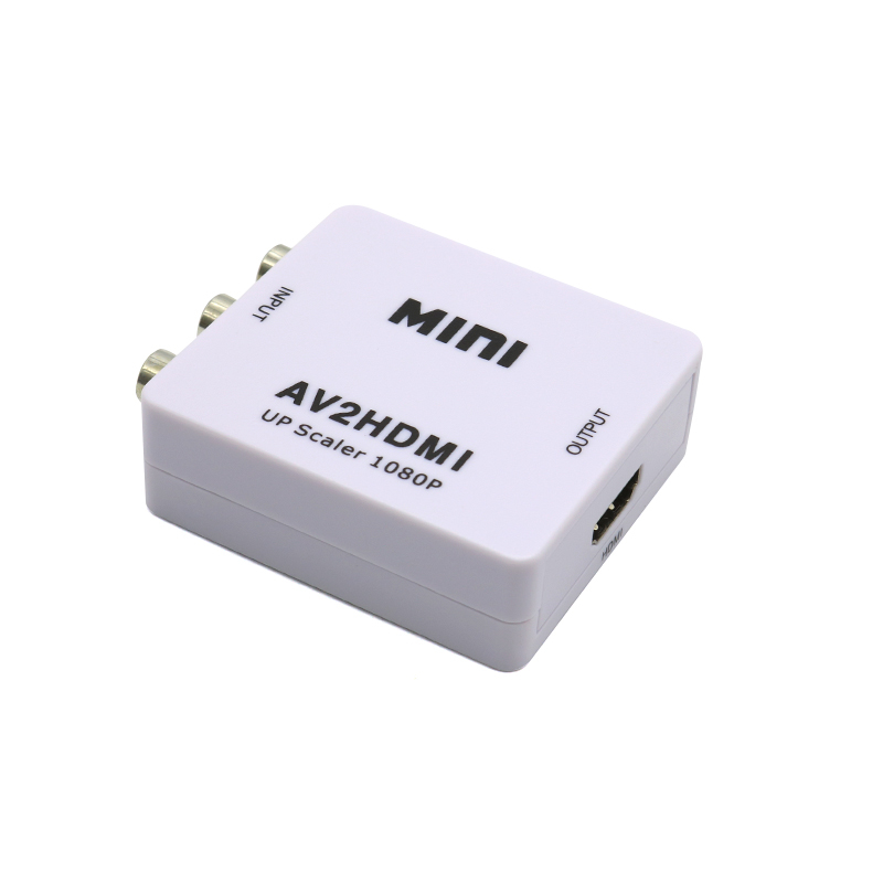 Adapter AV na HDMI beli MINI