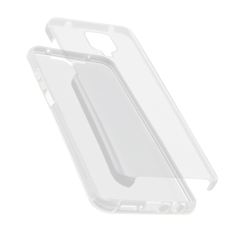 Futrola silikon Clear 360 za Xiaomi Redmi Note 9 Pro/Note 9S providna (bela)