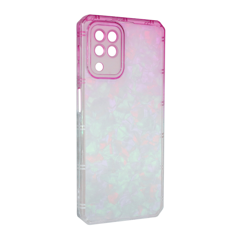 Futrola Crystal ombre za Samsung A125F Galaxy A12 roze