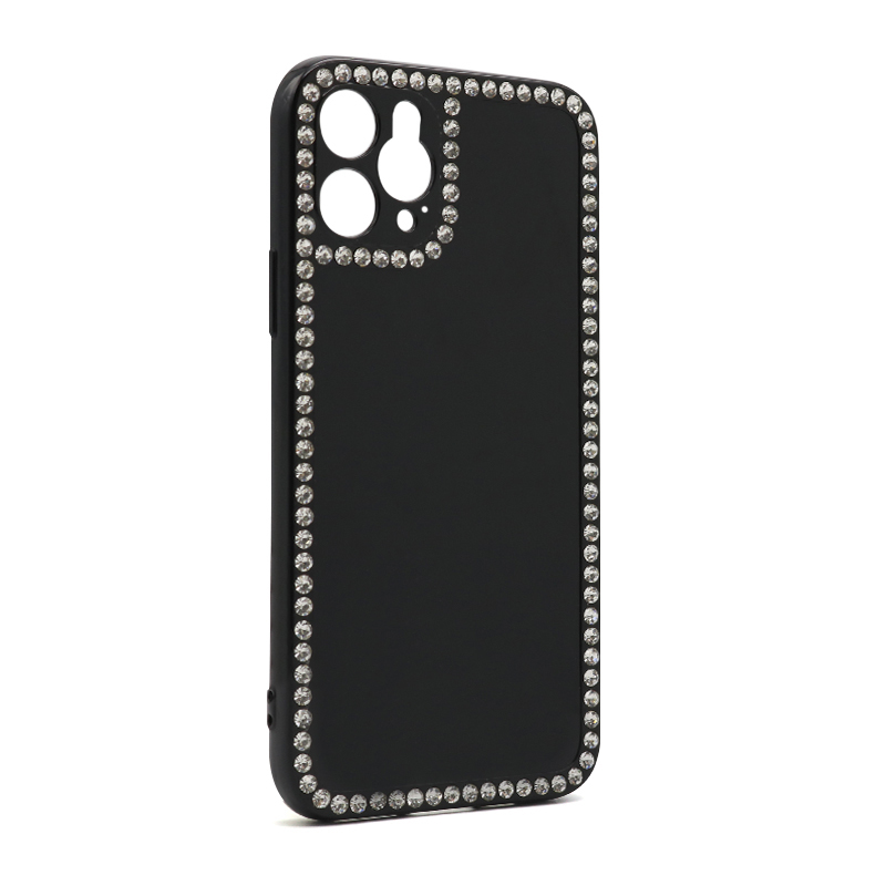 Futrola Diamond Frame za Iphone 12/12 Pro (6.1) crna