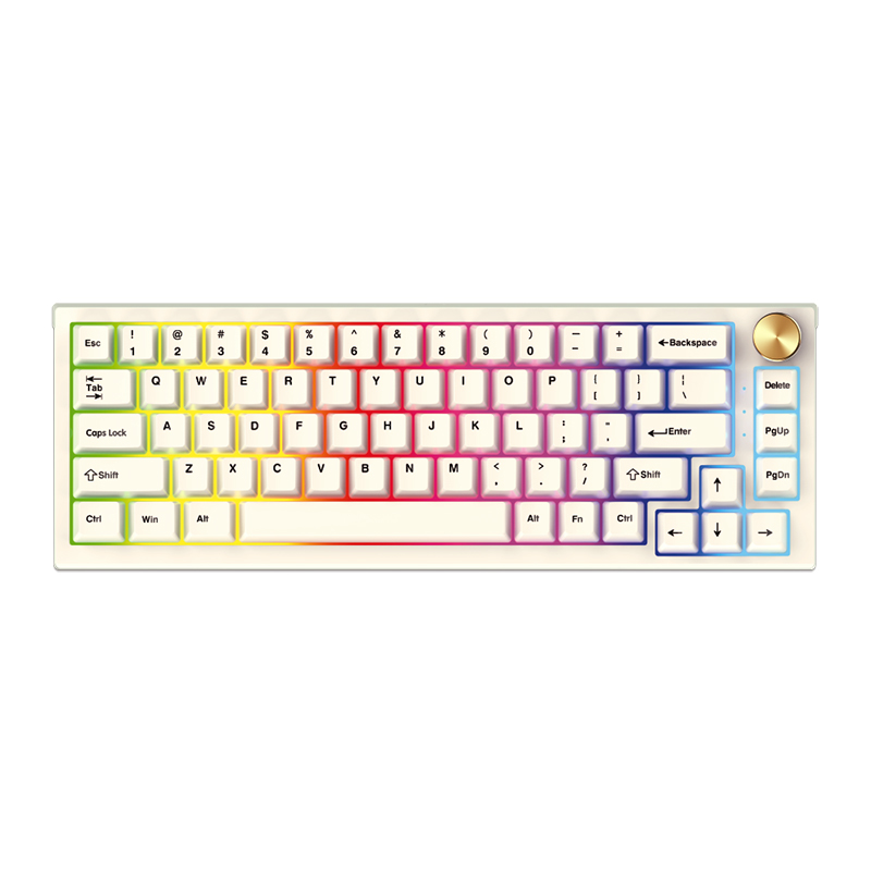 Tastatura gejmerska mehanicka bezicna MAXFIT67 MK858 space edition (yellow switch) FANTECH