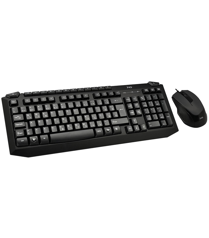 Combo mis i tastatura MSC300 Wired office set basic crni