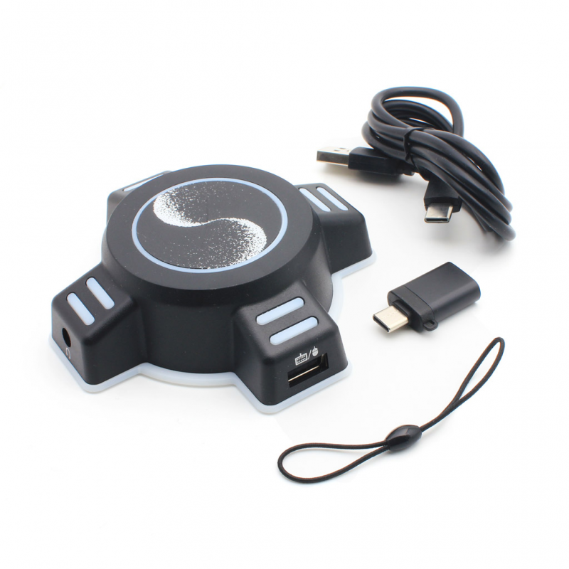 Game HUB adapter za USB mis i tastaturu crni