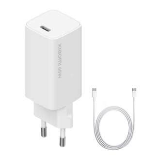 Kucni punjac Xiaomi PD 65W sa Type C kablom beli