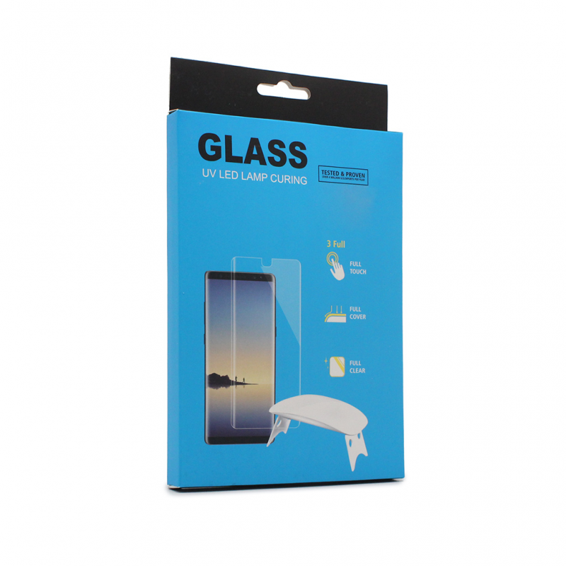 Tempered glass UV Plus Glue Full Cover + Lampa za Huawei P30 Lite