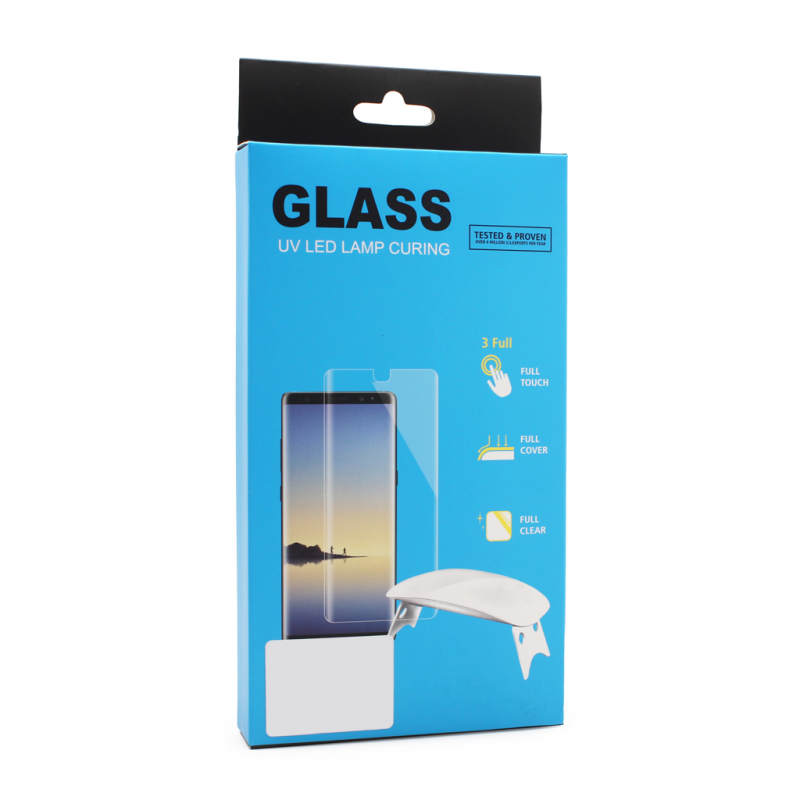 Tempered glass UV Plus Glue Full Cover + Lampa za Samsung G950 S8