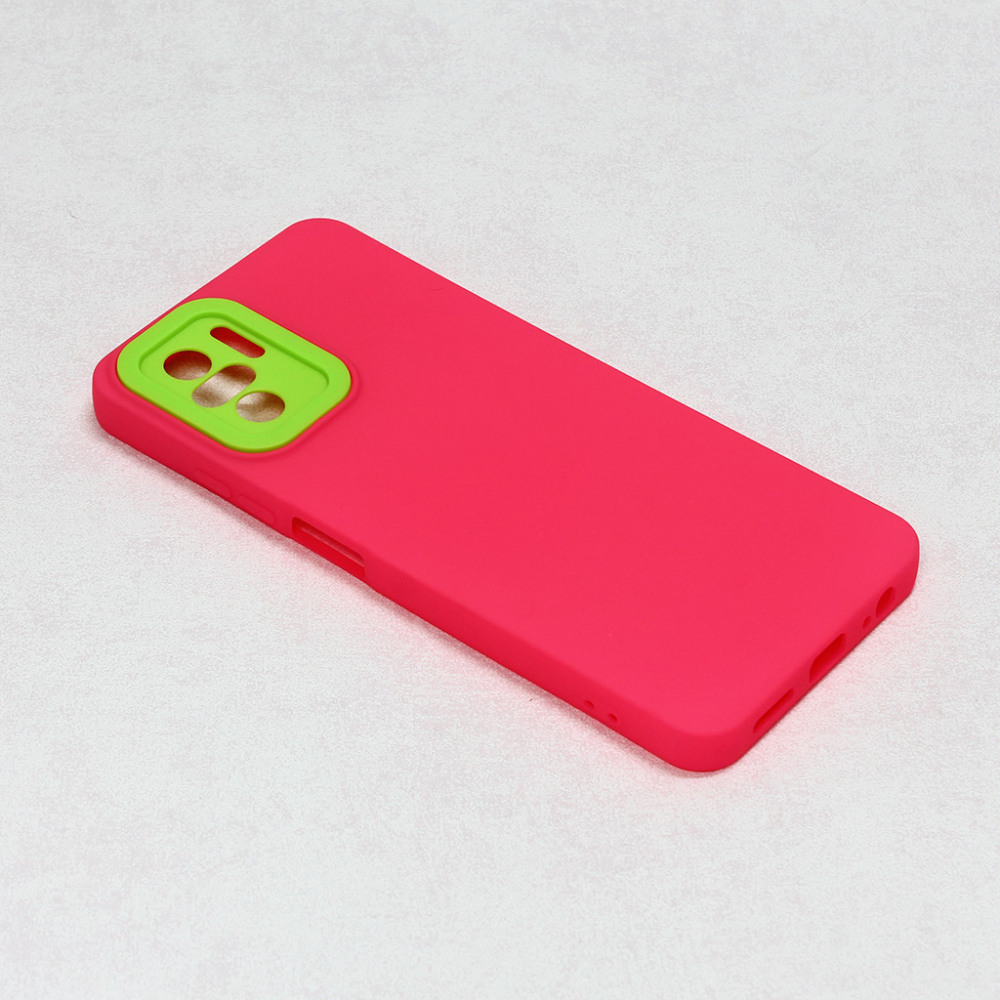 Maska(futrola) Camera Color HD za Xiaomi Redmi Note 10 4G/Note 10s pink