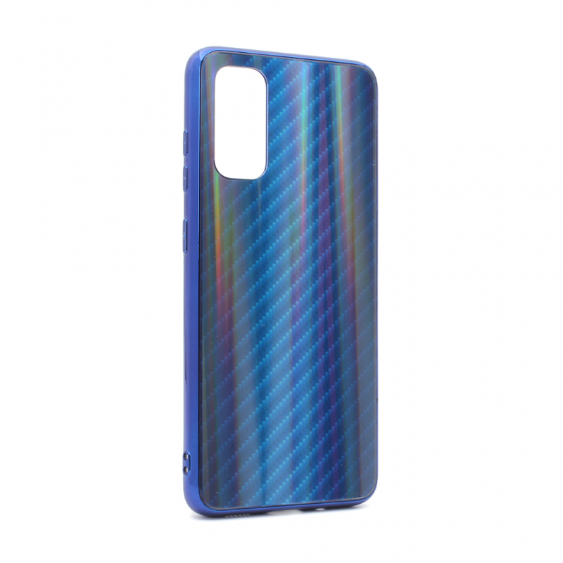 Maska(futrola) Carbon glass za Samsung G980F Galaxy S20 plava