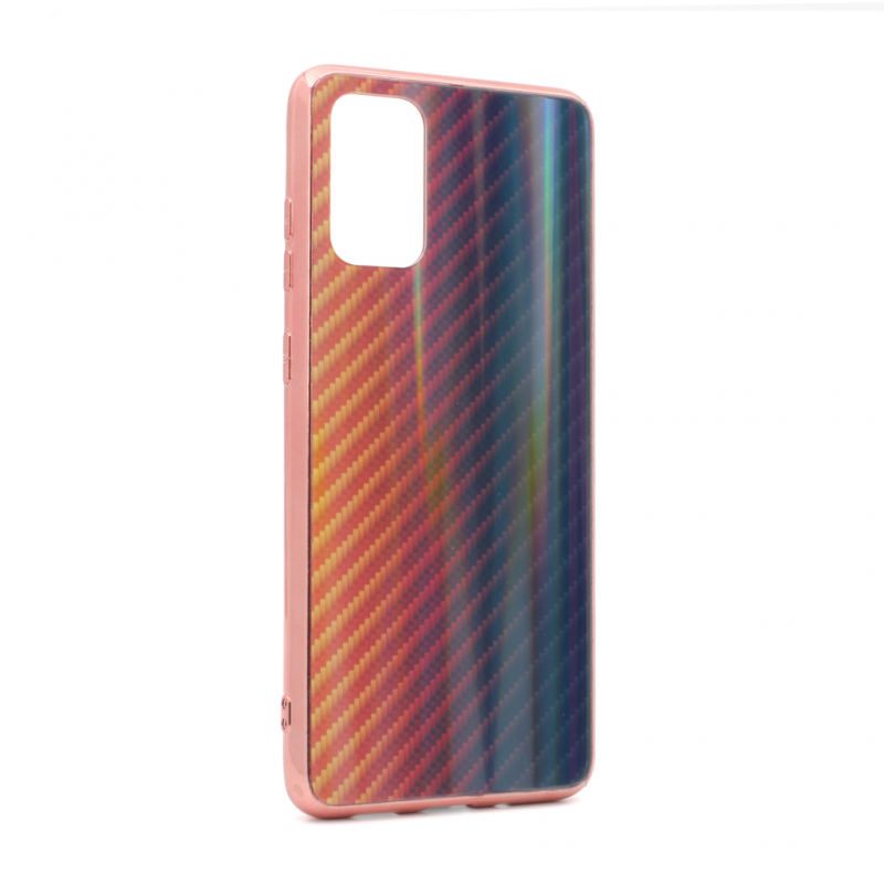Maska(futrola) Carbon glass za Samsung G985F Galaxy S20 Plus pink