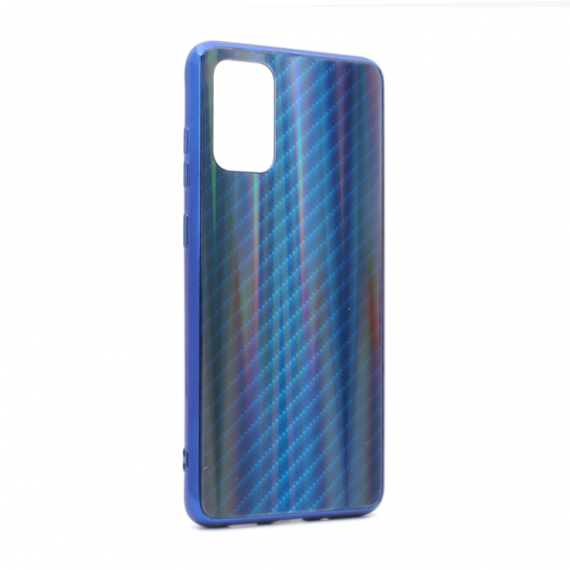 Maska(futrola) Carbon glass za Samsung G985F Galaxy S20 Plus plava