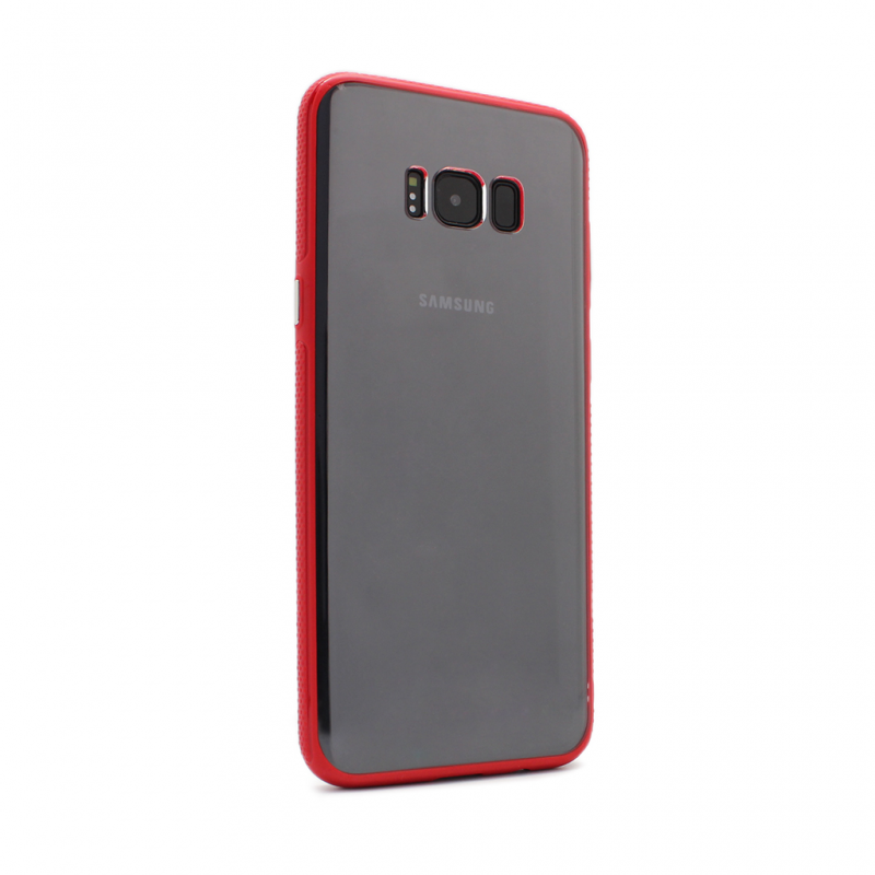 Maska(futrola) Clear Cover za Samsung G955 S8 plus crvena