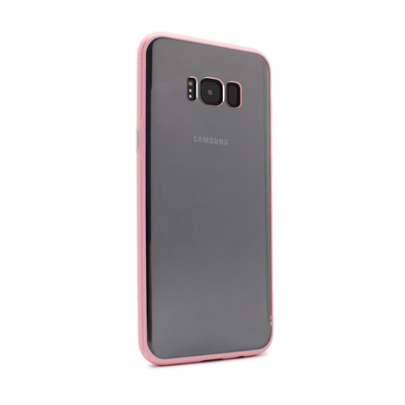 Maska(futrola) Clear Cover za Samsung G955 S8 plus roze