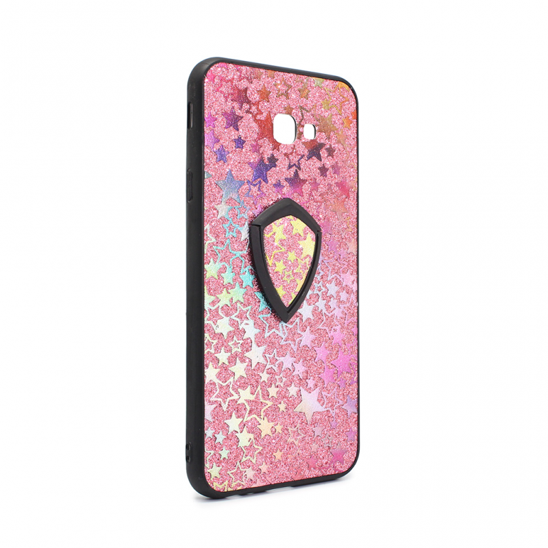 Maska(futrola) Colorful Star za Samsung J415FN Galaxy J4 Plus + holder pink