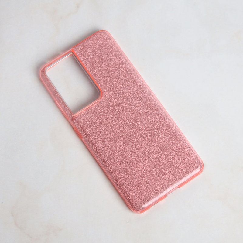 Maska(futrola) Crystal Dust za Samsung G998B Galaxy S21 Ultra roze