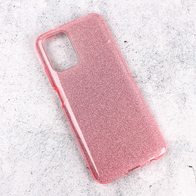 Maska(futrola) Crystal Dust za Xiaomi Redmi Note 10 4G/Note 10s roze