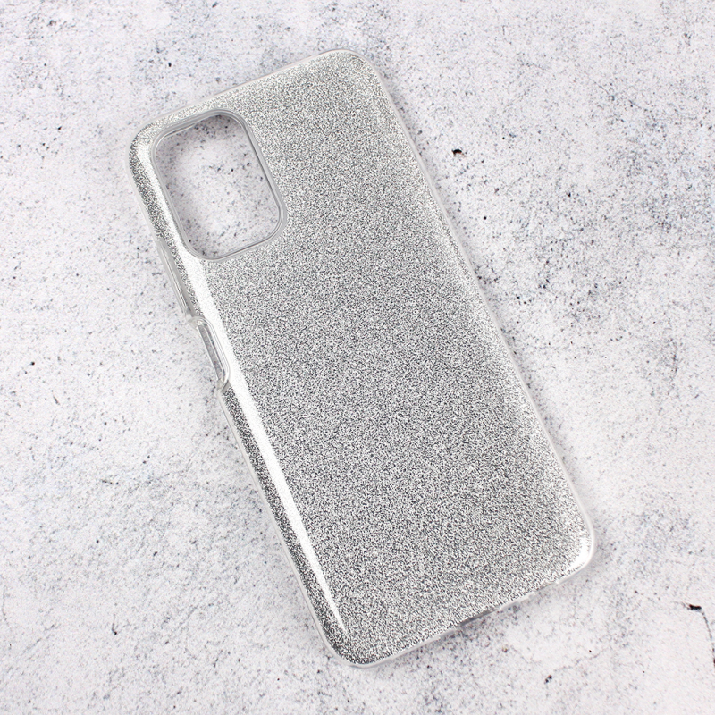 Maska(futrola) Crystal Dust za Xiaomi Redmi Note 10 4G/Note 10s srebrna