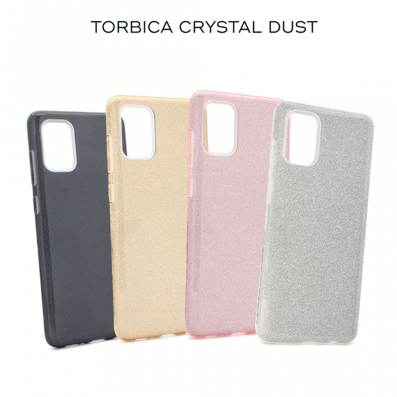 Maska(futrola) Crystal Dust za Xiaomi Redmi Note 9 Pro/Note 9 Pro Max/Note 9S roze