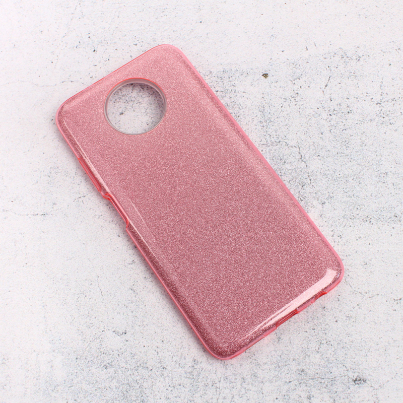 Maska(futrola) Crystal Dust za Xiaomi Redmi Note 9T/Note 9 5G roze