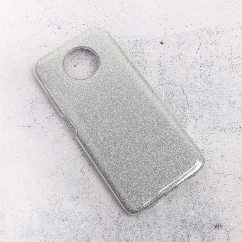 Maska(futrola) Crystal Dust za Xiaomi Redmi Note 9T/Note 9 5G srebrna