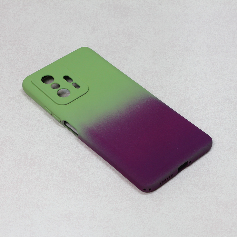 Maska(futrola) Double Color za Xiaomi 11T/11T Pro zeleno-ljubicasta