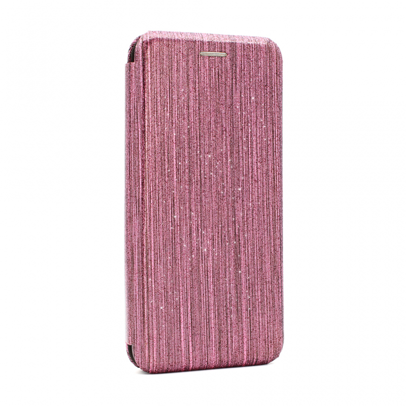 Maska(futrola) Flip Crystal za Huawei P40 pink