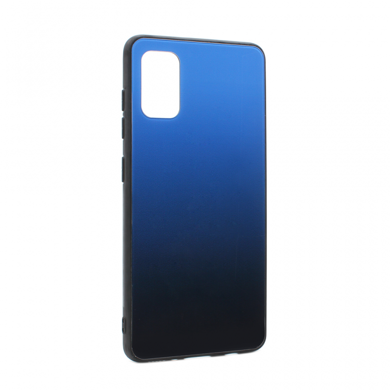 Maska(futrola) Glass Mirror za Samsung A415F Galaxy A41 plava
