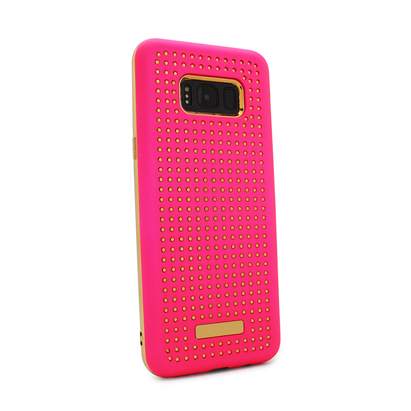 Maska(futrola) Hot Dots za Samsung G955 S8 Plus pink