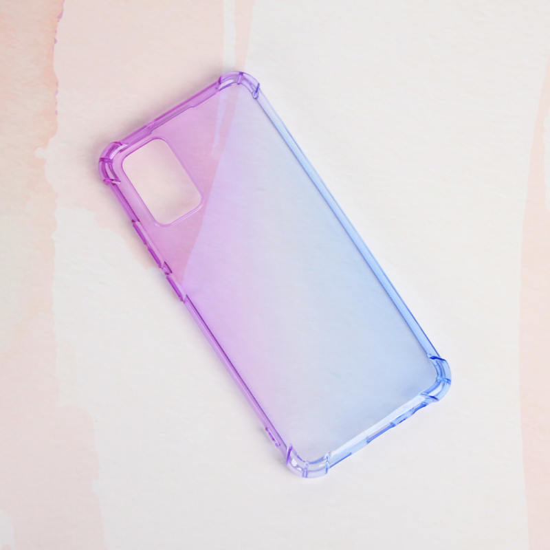 Maska(futrola) Ice Cube Color za Samsung A025G Galaxy A02s (EU) ljubicasto plava