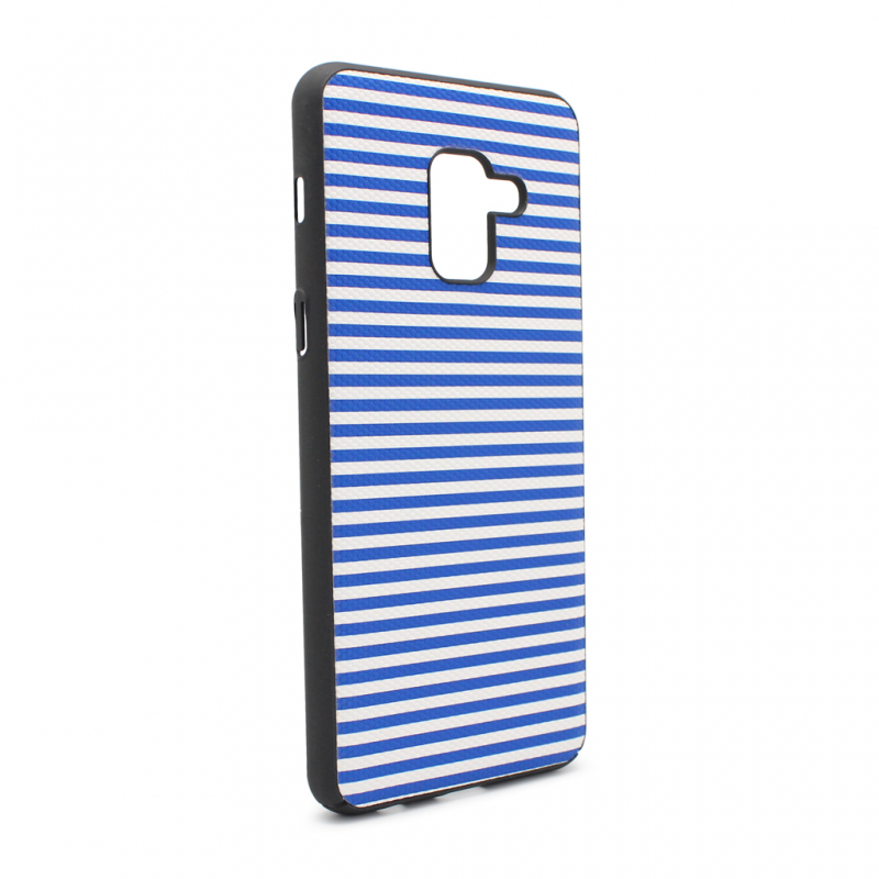 Maska(futrola) Luo Stripes za Samsung A530F Galaxy A8 2018 plava