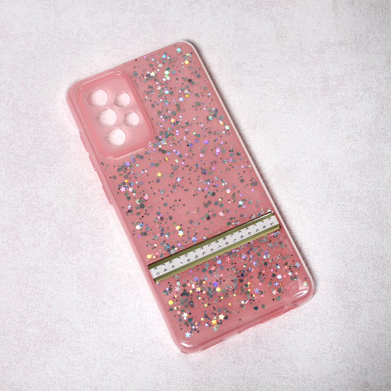 Maska(futrola) Luxury Glitter za Samsung A725F/A726B Galaxy A72 4G/5G (EU) roze