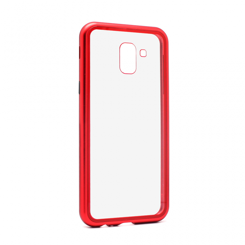 Maska(futrola) Magnetic za Samsung J600F Galaxy J6 2018 (EU) crvena