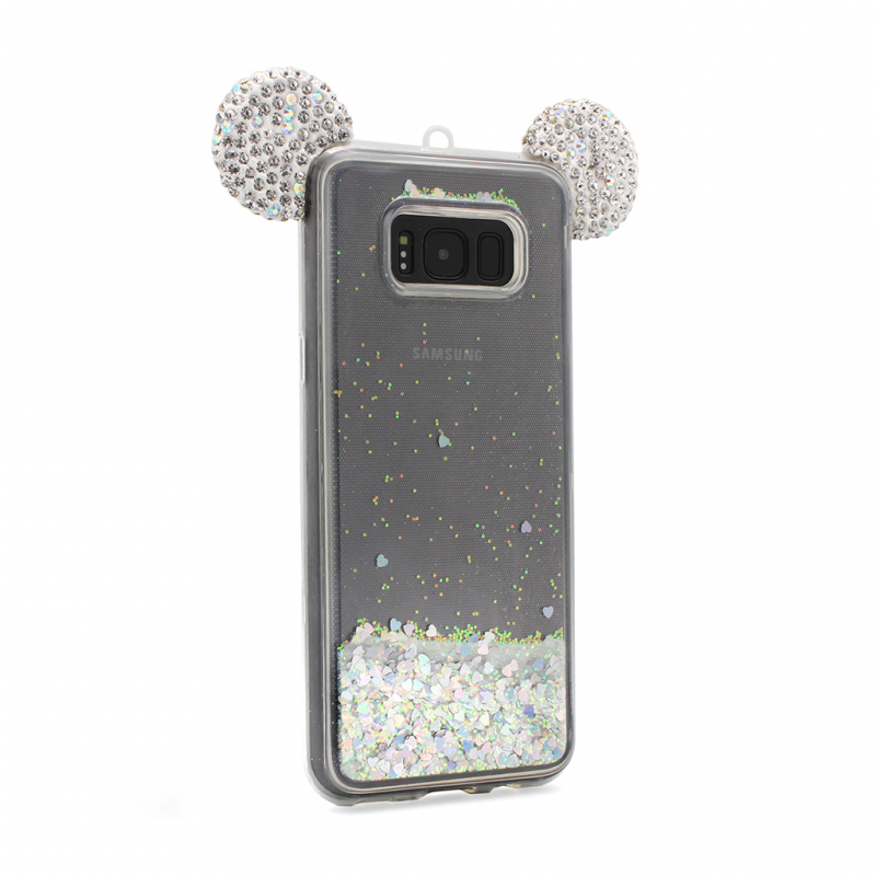 Maska(futrola) Shimmer Mouse fluid za Samsung G950 S8 srebrna