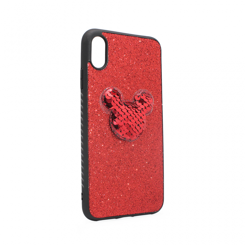 Maska(futrola) Shiny mouse za iPhone XS Max crvena