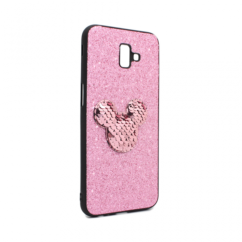 Maska(futrola) Shiny mouse za Samsung J610FN Galaxy J6 Plus roze