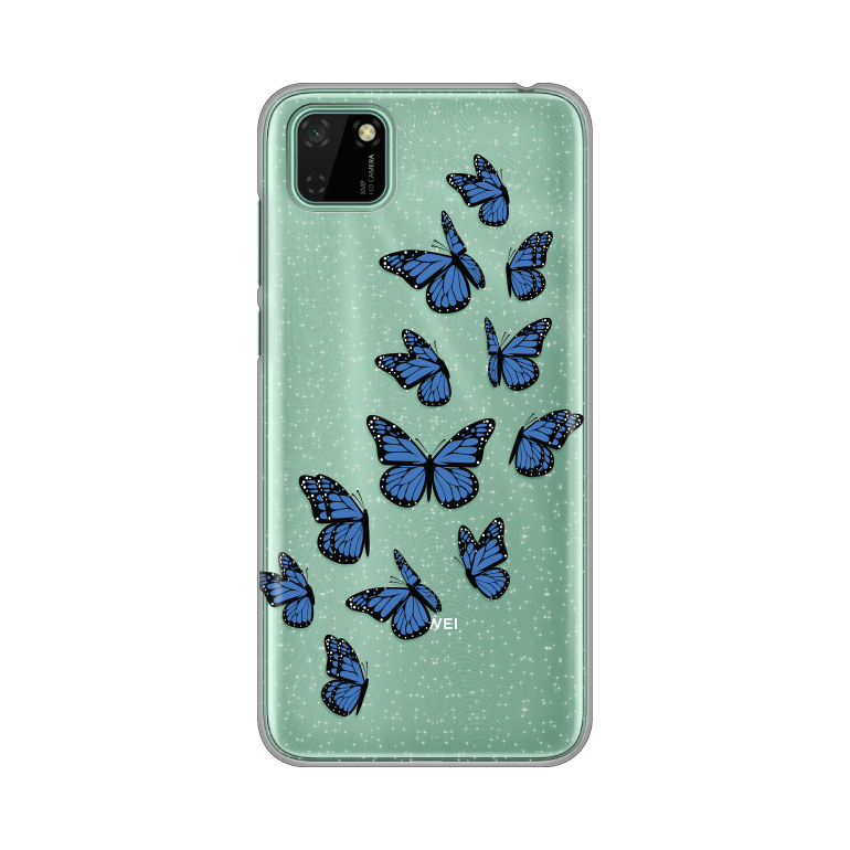 Maska(futrola) Silikonska Print Skin Diamond za Huawei Y5p/Honor 9S  Blue Butterflies