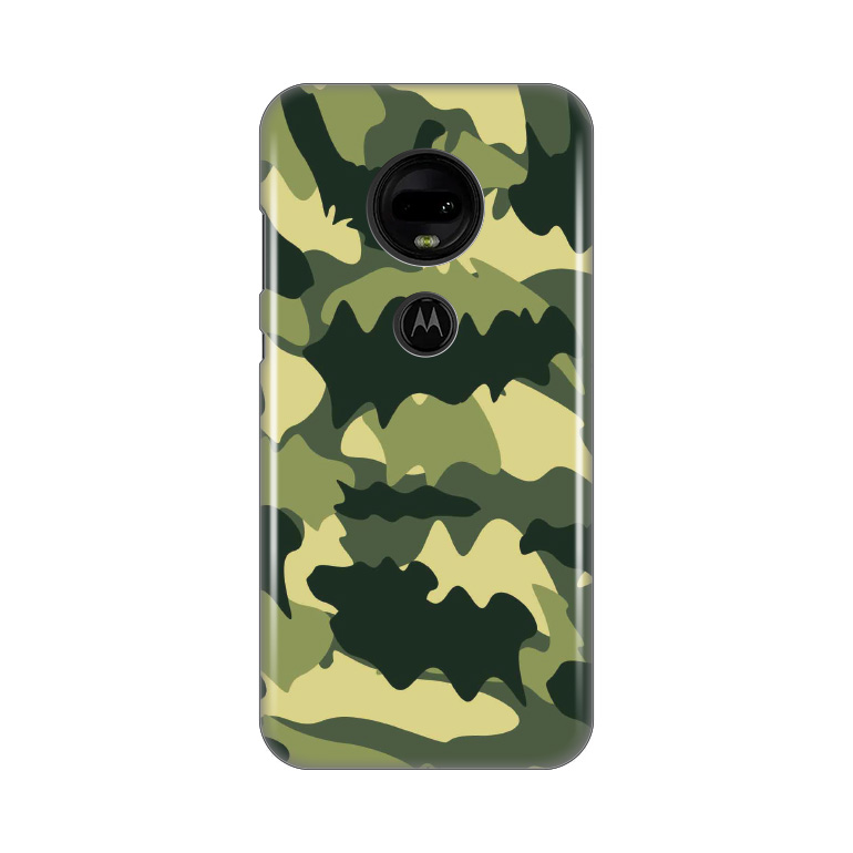 Maska(futrola) Silikonska Print Skin za Motorola Moto E7 Army